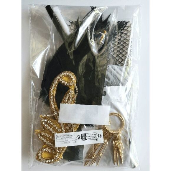 ✨ 6PCS 1920s Accessories Flapper Great Gatsby Vintage Retro Costume Set NEW - Picture 11 of 16